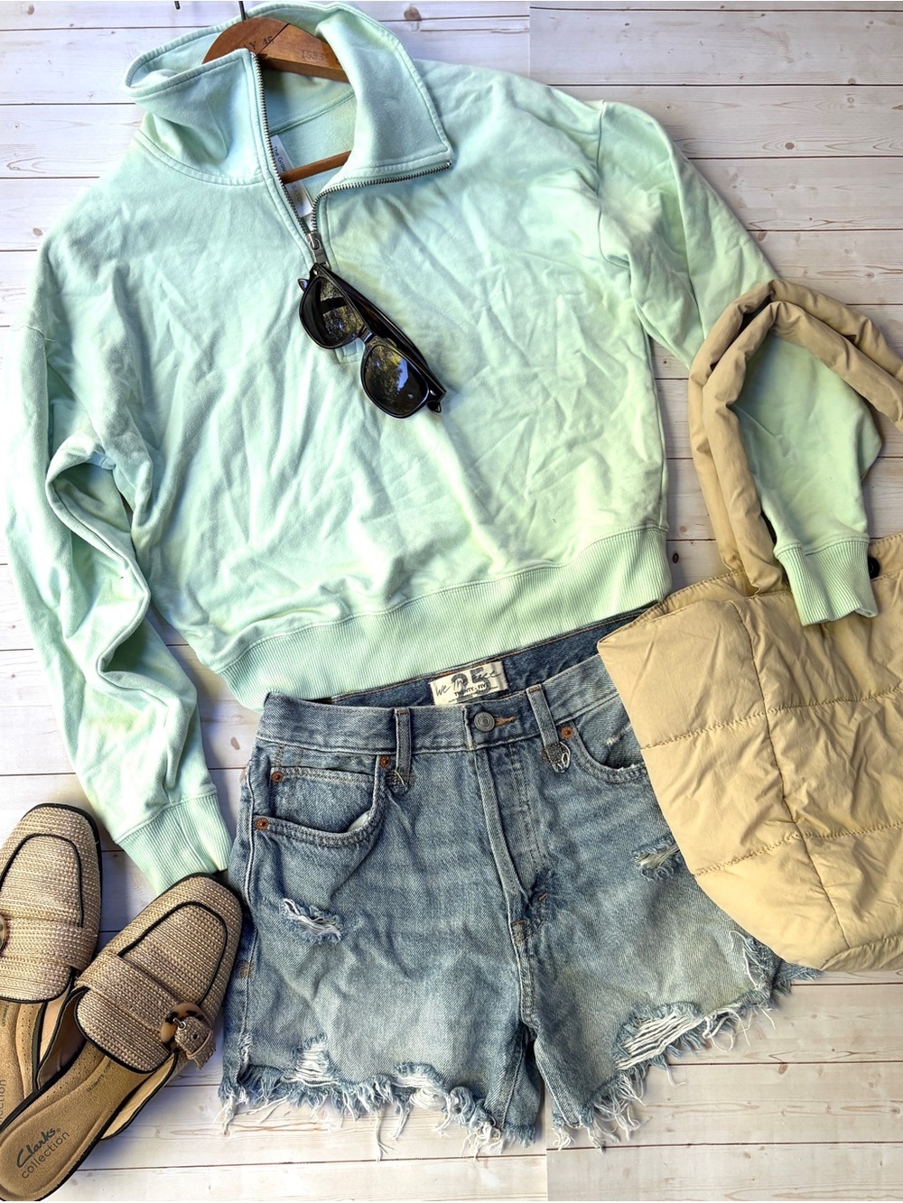 Group Babaton quarter zip sweatshirt